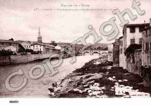 Ville de LIMOUX, carte postale ancienne