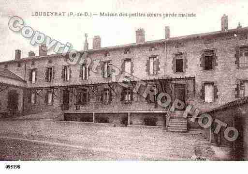 Ville de LOUBEYRAT, carte postale ancienne