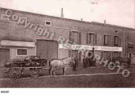 Ville de LUCY, carte postale ancienne