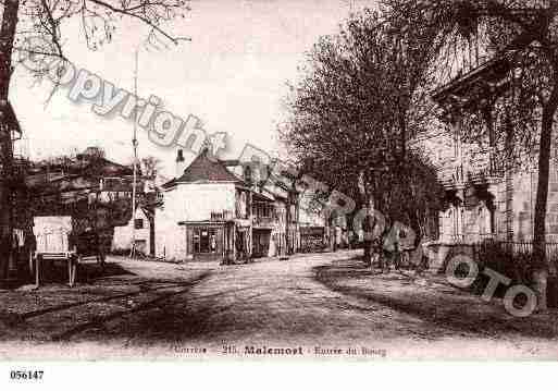 Ville de MALEMORTSURCORREZE, carte postale ancienne