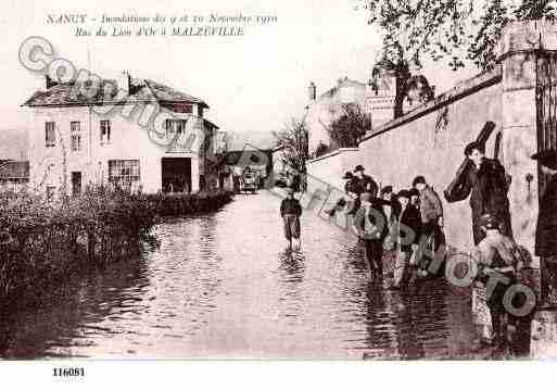 Ville de MALZEVILLE, carte postale ancienne