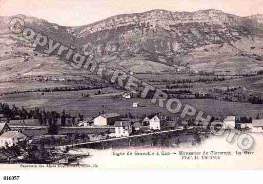 Ville de MONESTIERDECLERMONT, carte postale ancienne