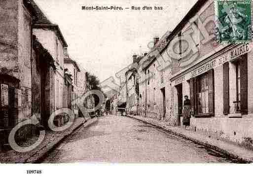 Ville de MONTSAINTPERE, carte postale ancienne