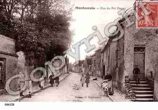 Ville de MONTEVRAIN, carte postale ancienne