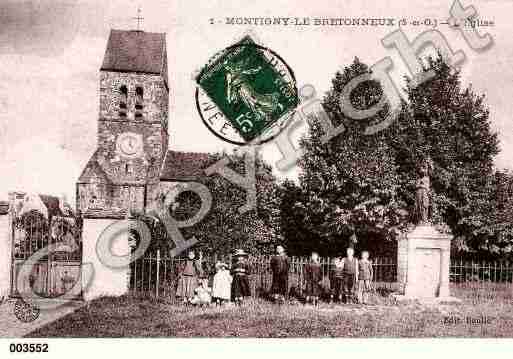 Ville de MONTIGNYLEBRETONNEUX, carte postale ancienne Ville de MONTIGNYLEBRETONNEUX, carte postale ancienne