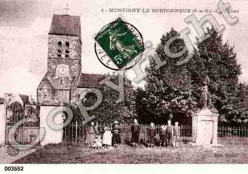 Ville de MONTIGNYLEBRETONNEUX, carte postale ancienne