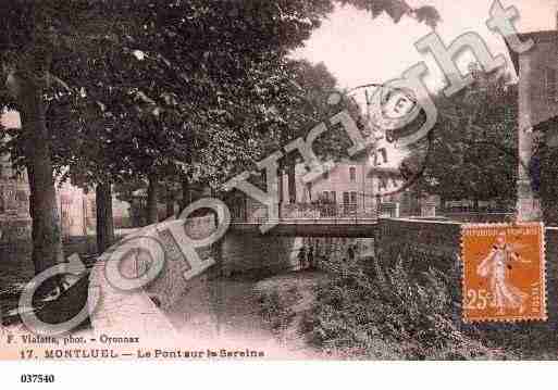 Ville de MONTLUEL, carte postale ancienne