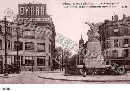 Ville de MONTROUGE, carte postale ancienne