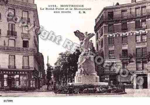 Ville de MONTROUGE, carte postale ancienne