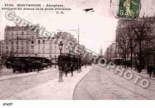 Ville de MONTROUGE, carte postale ancienne