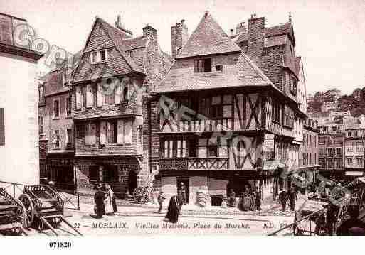 Ville de MORLAIX, carte postale ancienne