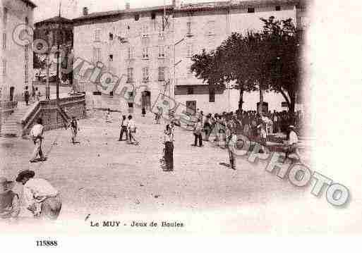 Ville de MUY(LE), carte postale ancienne