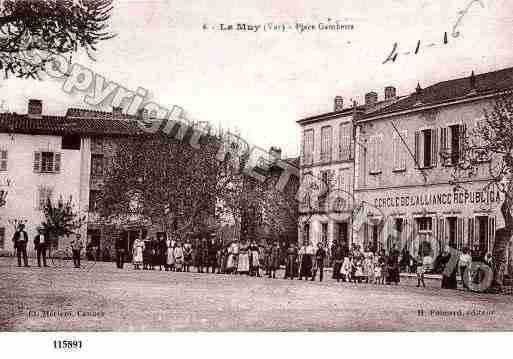 Ville de MUY(LE), carte postale ancienne