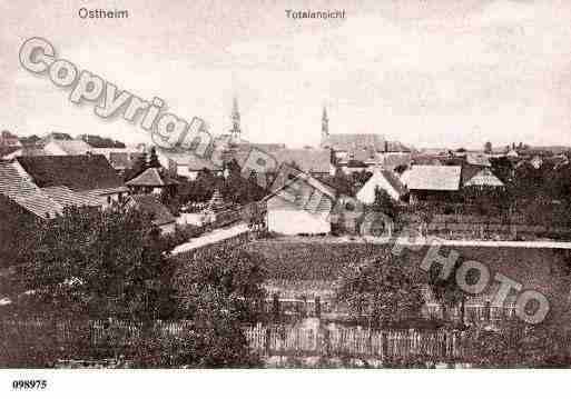 Ville de OSTHEIM, carte postale ancienne