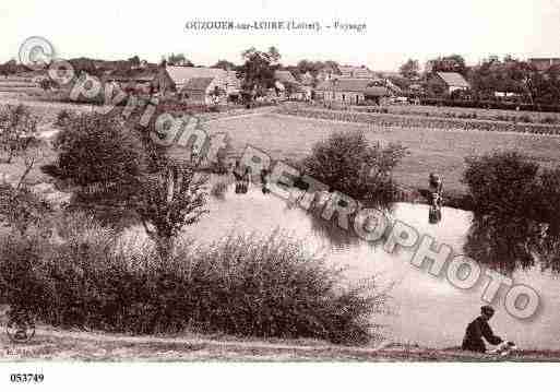 Ville de OUZOUERSURLOIRE, carte postale ancienne