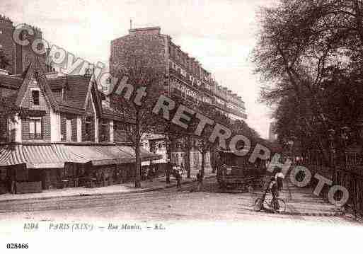 Ville de PARIS19, carte postale ancienne