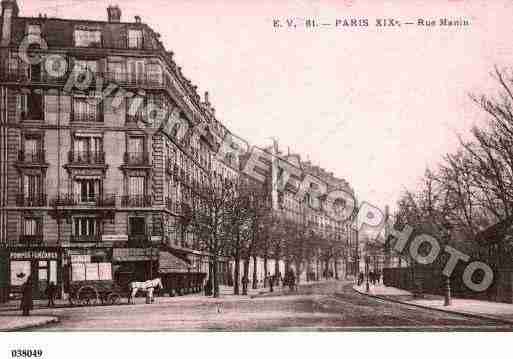 Ville de PARIS19, carte postale ancienne