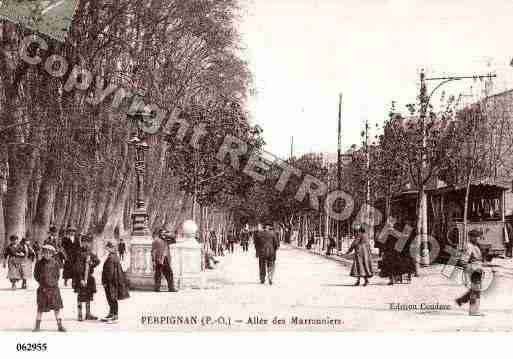 Ville de PERPIGNAN, carte postale ancienne