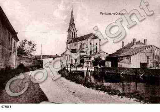 Ville de PERTHES, carte postale ancienne