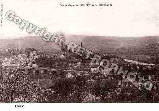 Ville de POMPEY, carte postale ancienne