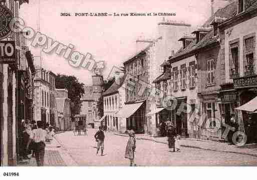 Ville de PONTL\'ABBE, carte postale ancienne