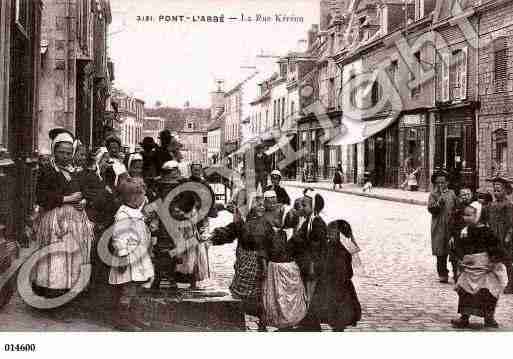 Ville de PONTL'ABBE, carte postale ancienne