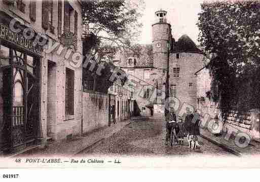 Ville de PONTL\'ABBE, carte postale ancienne