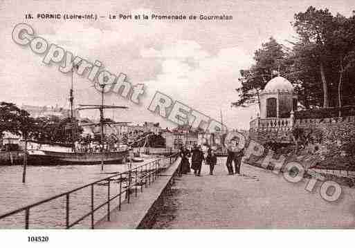 Ville de PORNIC, carte postale ancienne