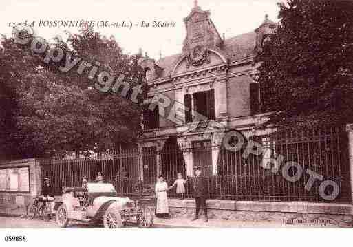 Ville de POSSONNIERE(LA), carte postale ancienne