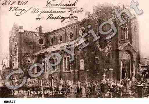 Ville de RADINGHEMENWEPPES, carte postale ancienne