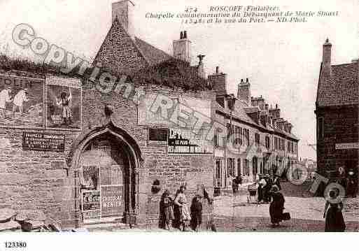 Ville de ROSCOFF, carte postale ancienne