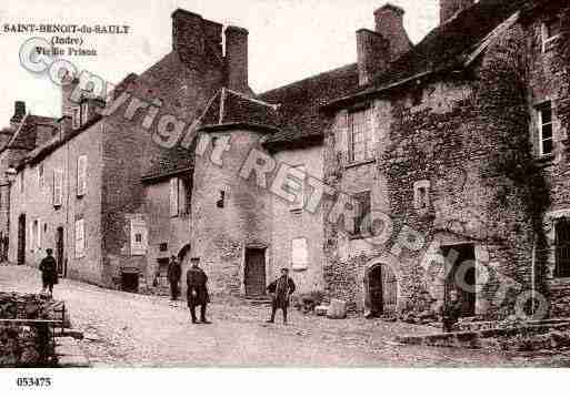 Ville de SAINTBENOITDUSAULT, carte postale ancienne