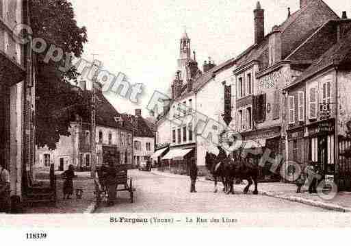 Ville de SAINTFARGEAU, carte postale ancienne