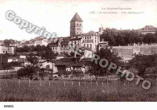 Ville de SAINTGAUDENS, carte postale ancienne
