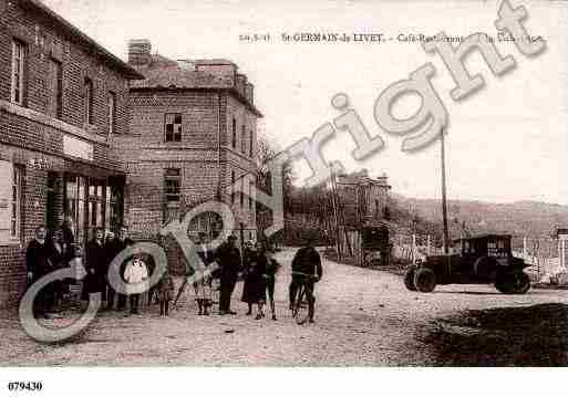 Ville de SAINTGERMAINDELIVET, carte postale ancienne