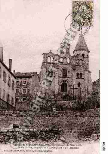 Ville de SAINTJULIENCHAPTEUIL, carte postale ancienne