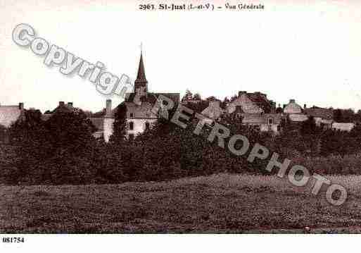 Ville de SAINTJUST, carte postale ancienne