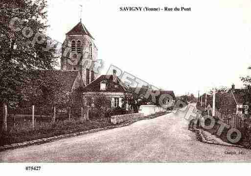 Ville de SAVIGNY, carte postale ancienne