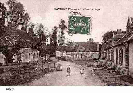 Ville de SAVIGNY, carte postale ancienne