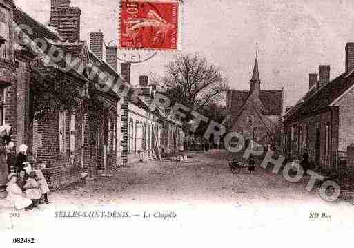 Ville de SELLESSAINTDENIS, carte postale ancienne