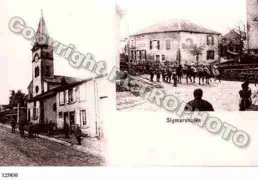 Ville de SEMECOURT, carte postale ancienne