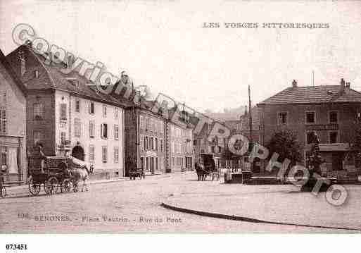 Ville de SENONES, carte postale ancienne