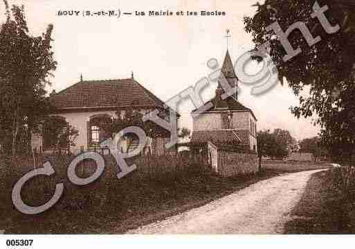 Ville de SOISYBOUY, carte postale ancienne