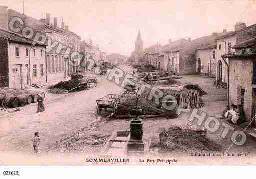 Ville de SOMMERVILLER, carte postale ancienne