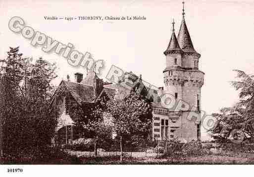 Ville de THORIGNY, carte postale ancienne