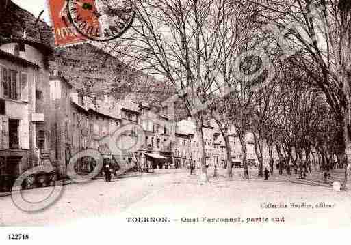 Ville de TOURNONSURRHONE, carte postale ancienne