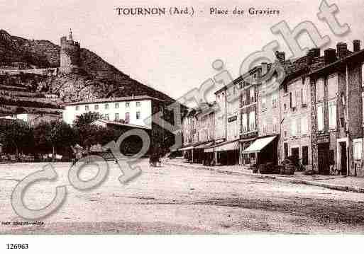 Ville de TOURNONSURRHONE, carte postale ancienne