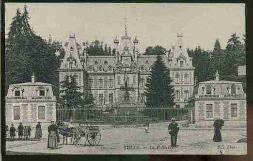 Ville de TULLE, carte postale ancienne