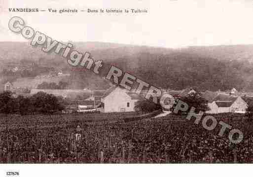 Ville de VANDIERES, carte postale ancienne