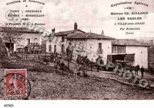 Ville de VILLESOUSANJOU, carte postale ancienne